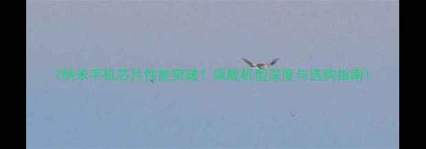 图片 7纳米手机芯片性能突破？旗舰机型深度与选购指南1