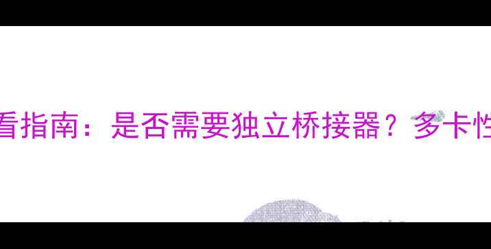 图片 AMD显卡交火必看指南：是否需要独立桥接器？多卡性能与稳定性全1
