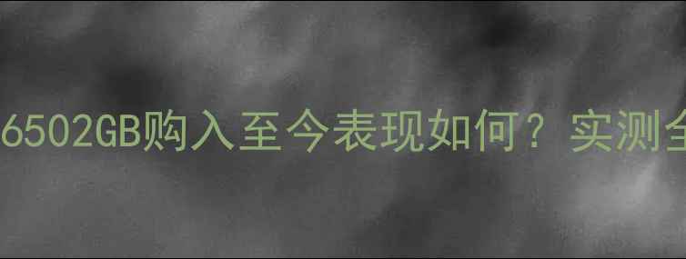 图片 GTX6502GB购入至今表现如何？实测全✅