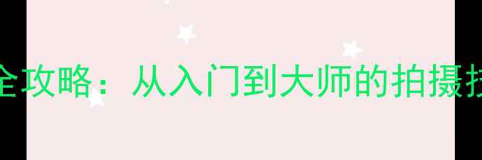 图片 Lytro相机全攻略：从入门到大师的拍摄技巧与样张1
