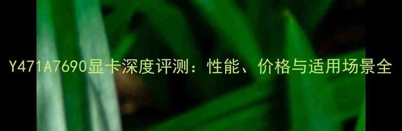 图片 Y471A7690显卡深度评测：性能、价格与适用场景全