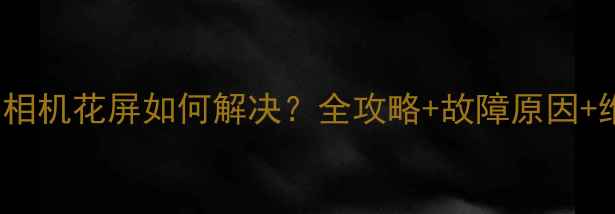 图片 iPhone6s相机花屏如何解决？全攻略+故障原因+维修指南1