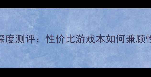 图片 x550d双显卡深度测评：性价比游戏本如何兼顾性能与散热？1