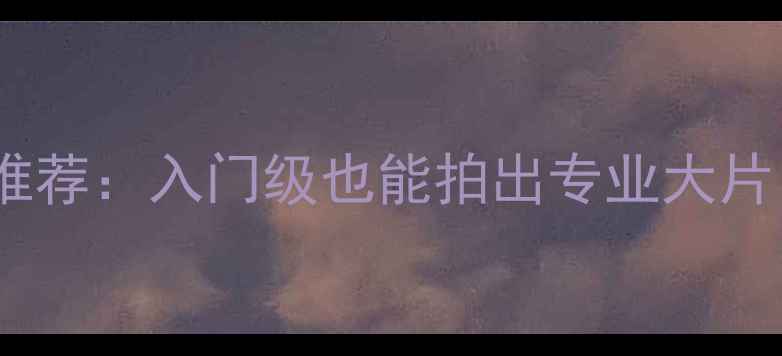 图片 ✨家庭用数码相机推荐：入门级也能拍出专业大片！附选购全攻略🔥2