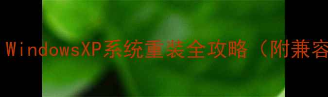 图片 ✨老旧电脑救星！WindowsXP系统重装全攻略（附兼容性检查清单）✨1