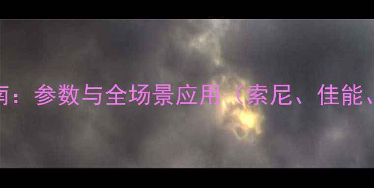图片 专业长焦相机选购指南：参数与全场景应用（索尼、佳能、尼康热门机型对比）