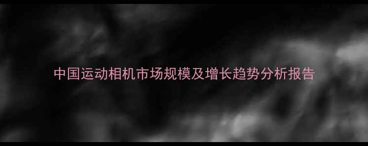 图片 中国运动相机市场规模及增长趋势分析报告