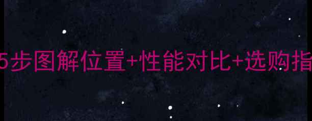 图片 主板集成显卡在哪？5步图解位置+性能对比+选购指南（附高清示意图）