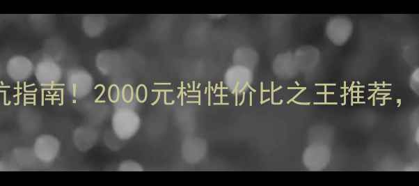 图片 二手显卡避坑指南！2000元档性价比之王推荐，附购买清单2