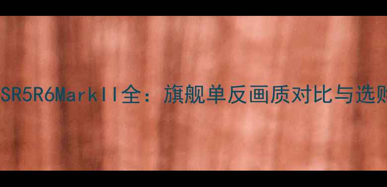 图片 佳能EOSR5R6MarkII全：旗舰单反画质对比与选购指南2