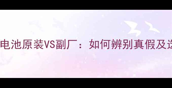 图片 佳能相机电池原装VS副厂：如何辨别真假及选购指南1