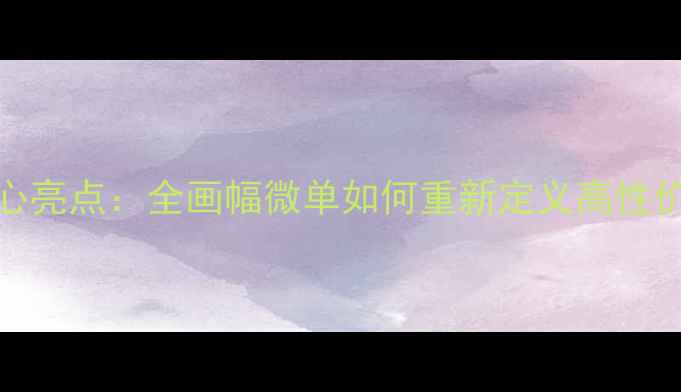 图片 先锋L2035核心亮点：全画幅微单如何重新定义高性价比影像体验2