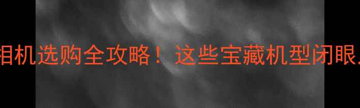 图片 全画幅微单相机选购全攻略！这些宝藏机型闭眼入不踩雷？1