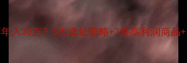 图片 农村开电脑店如何年入30万？5大选址策略+7类高利润商品+本地化运营技巧全