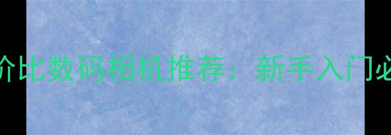 图片 十大高性价比数码相机推荐：新手入门必看清单✨