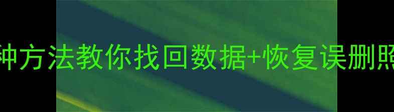 图片 华为手机丢失必看！3种方法教你找回数据+恢复误删照片（附云服务教程）2