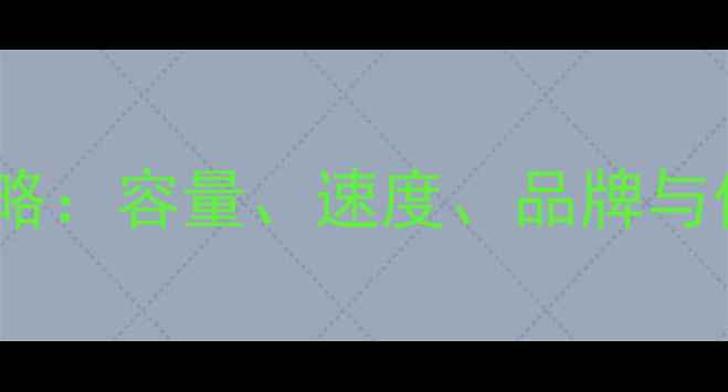 图片 单反相机储存卡选购全攻略：容量、速度、品牌与价格深度（附最新推荐）1