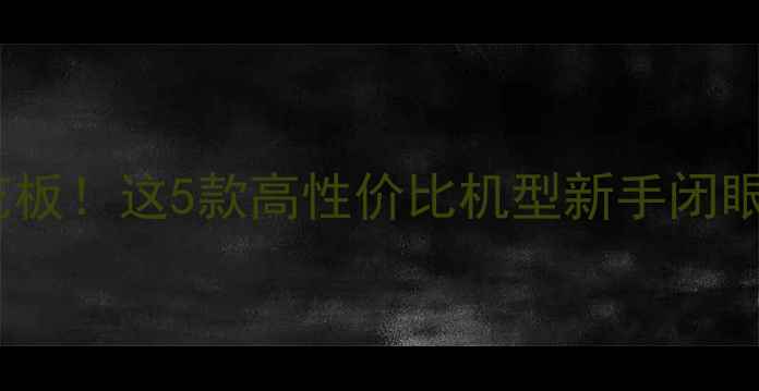 图片 单反相机拍照天花板！这5款高性价比机型新手闭眼入，附详细对比1
