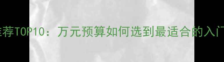 图片 单反相机推荐TOP10：万元预算如何选到最适合的入门级神器？2
