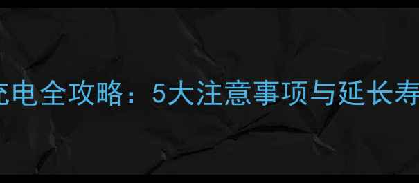 图片 单反相机电池充电全攻略：5大注意事项与延长寿命的保养技巧2