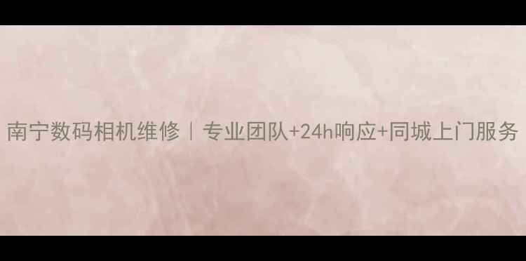 图片 南宁数码相机维修｜专业团队+24h响应+同城上门服务