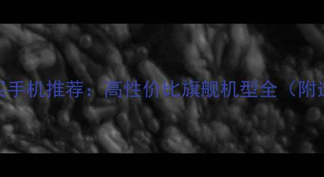 图片 双十一必买手机推荐：高性价比旗舰机型全（附选购指南）