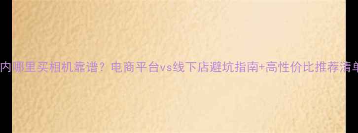 图片 国内哪里买相机靠谱？电商平台vs线下店避坑指南+高性价比推荐清单1