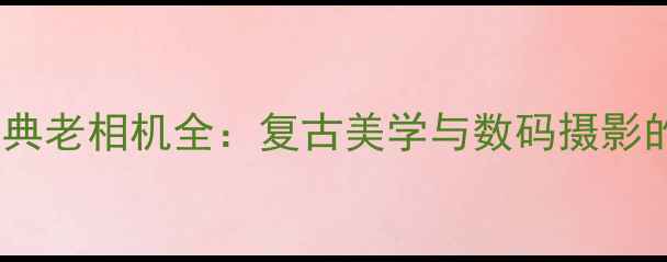 图片 奥林巴斯经典老相机全：复古美学与数码摄影的完美融合2