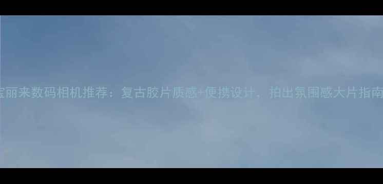 图片 宝丽来数码相机推荐：复古胶片质感+便携设计，拍出氛围感大片指南1