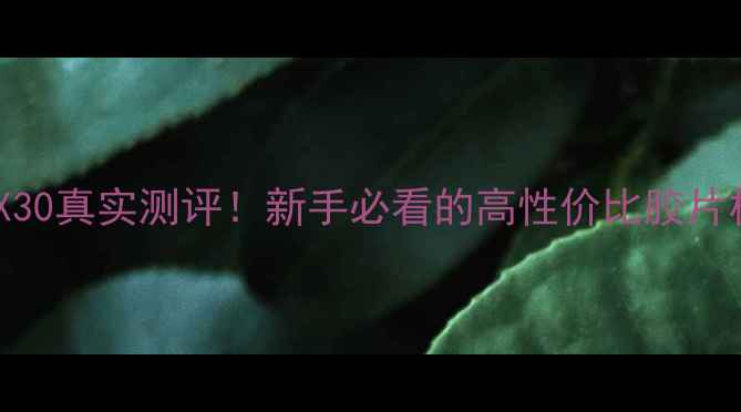 图片 富士相机X30真实测评！新手必看的高性价比胶片相机体验1