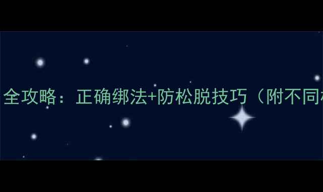 图片 尼康相机带使用全攻略：正确绑法+防松脱技巧（附不同机型绑带教程）