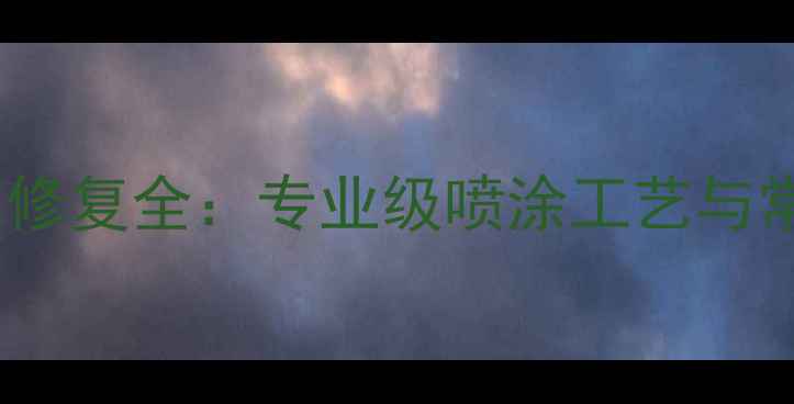 图片 尼康相机漆面修复全：专业级喷涂工艺与常见问题解答1