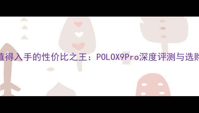 图片 度最值得入手的性价比之王：POLOX9Pro深度评测与选购指南