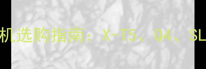 图片 徕卡全画幅相机选购指南：X-T5、Q4、SL3深度与对比1