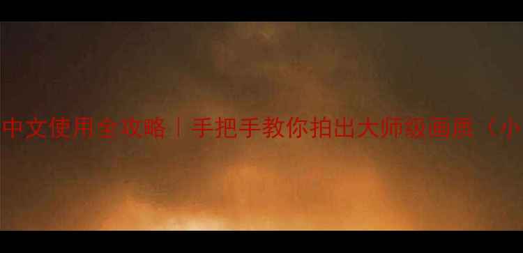 图片 徕卡相机中文使用全攻略｜手把手教你拍出大师级画质（小白必看）