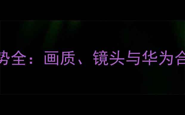 图片 徕卡相机拍照优势全：画质、镜头与华为合作机型对比测评
