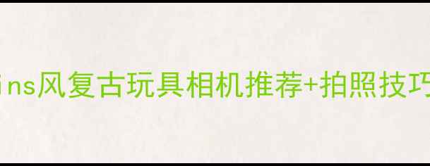 图片 必入！ins风复古玩具相机推荐+拍照技巧全攻略
