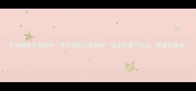 图片 手持相机支架推荐：手机摄影必备神器！稳定拍摄不抖动，附避坑指南1