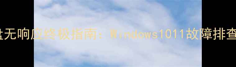 图片 手提电脑键盘无响应终极指南：Windows1011故障排查与解决方法2