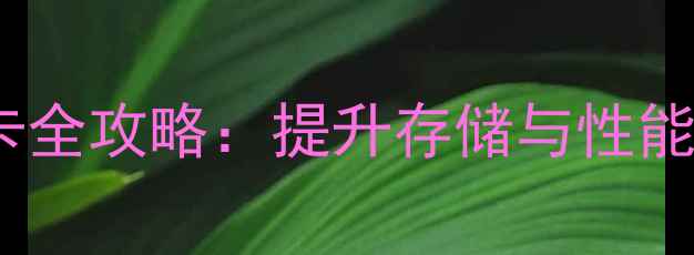 图片 手机加装SD卡全攻略：提升存储与性能的实用指南2