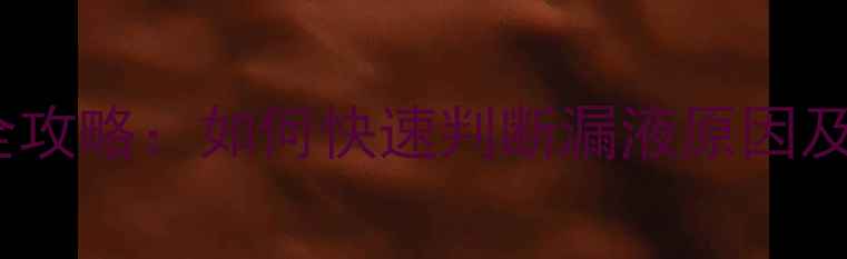 图片 手机屏幕漏液全攻略：如何快速判断漏液原因及专业维修方案1