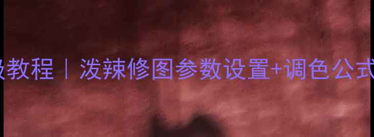 图片 手机摄影修图保姆级教程｜泼辣修图参数设置+调色公式，秒变朋友圈大神1