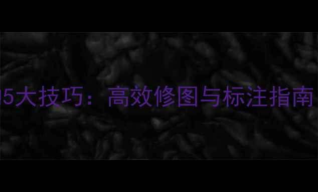 图片 手机标注照片的5大技巧：高效修图与标注指南（附详细教程）