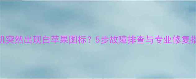 图片 手机突然出现白苹果图标？5步故障排查与专业修复指南