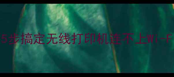 图片 打印机无法连接电脑？5步搞定无线打印机连不上Wi-Fi的终极指南！📲🖨️1
