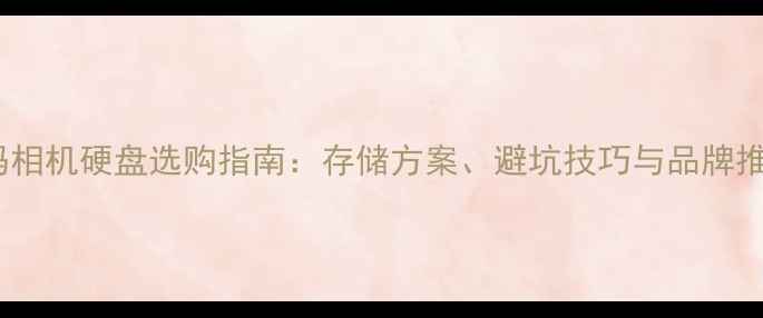 图片 数码相机硬盘选购指南：存储方案、避坑技巧与品牌推荐2