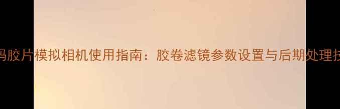 图片 数码胶片模拟相机使用指南：胶卷滤镜参数设置与后期处理技巧