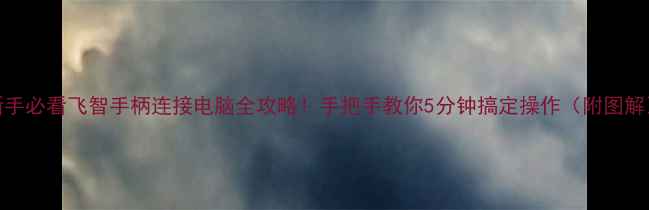 图片 新手必看飞智手柄连接电脑全攻略！手把手教你5分钟搞定操作（附图解）