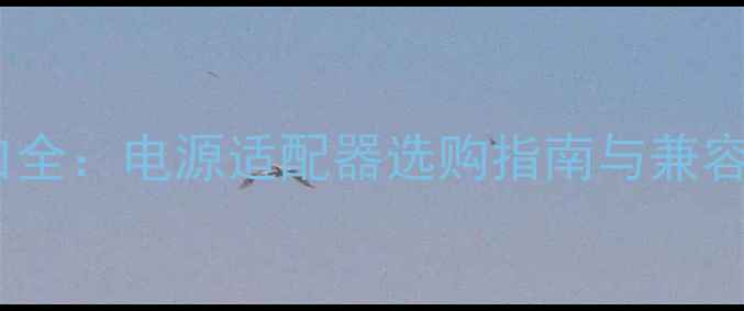 图片 显卡6pin接口全：电源适配器选购指南与兼容性解决方案1