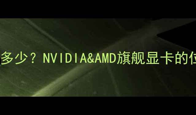 图片 显卡位宽最大是多少？NVIDIA&AMD旗舰显卡的位宽极限与性能2